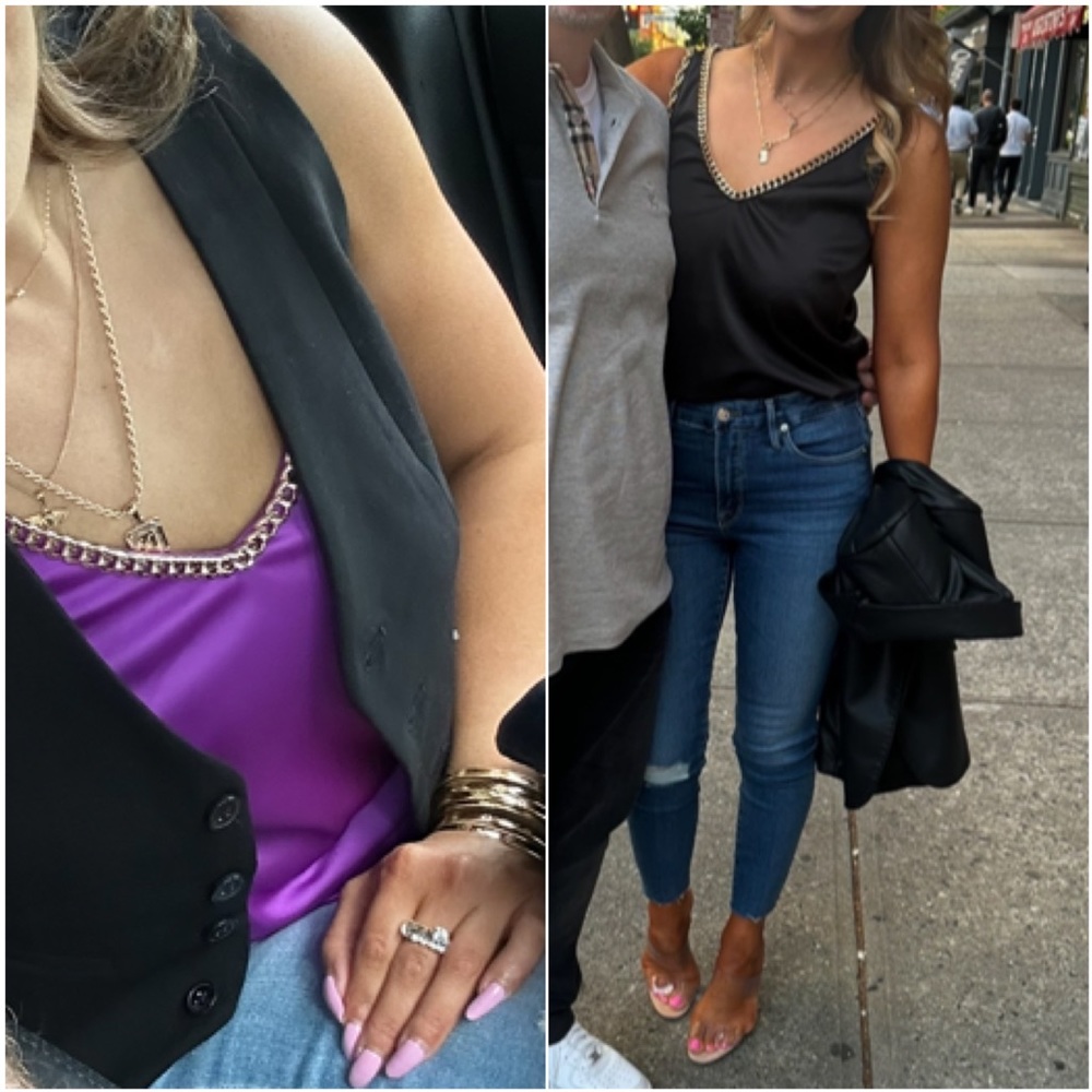 New💎 GENERATION LOVE v cut chain camisole - Picture 9 of 14